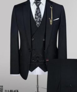 Black Suit ---- Experience sophistication and timeless style with our impeccably tailored black suit.