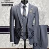 3 Piece Gray Suit  ----- Experience sophistication and timeless style with our impeccably tailored gray suit.